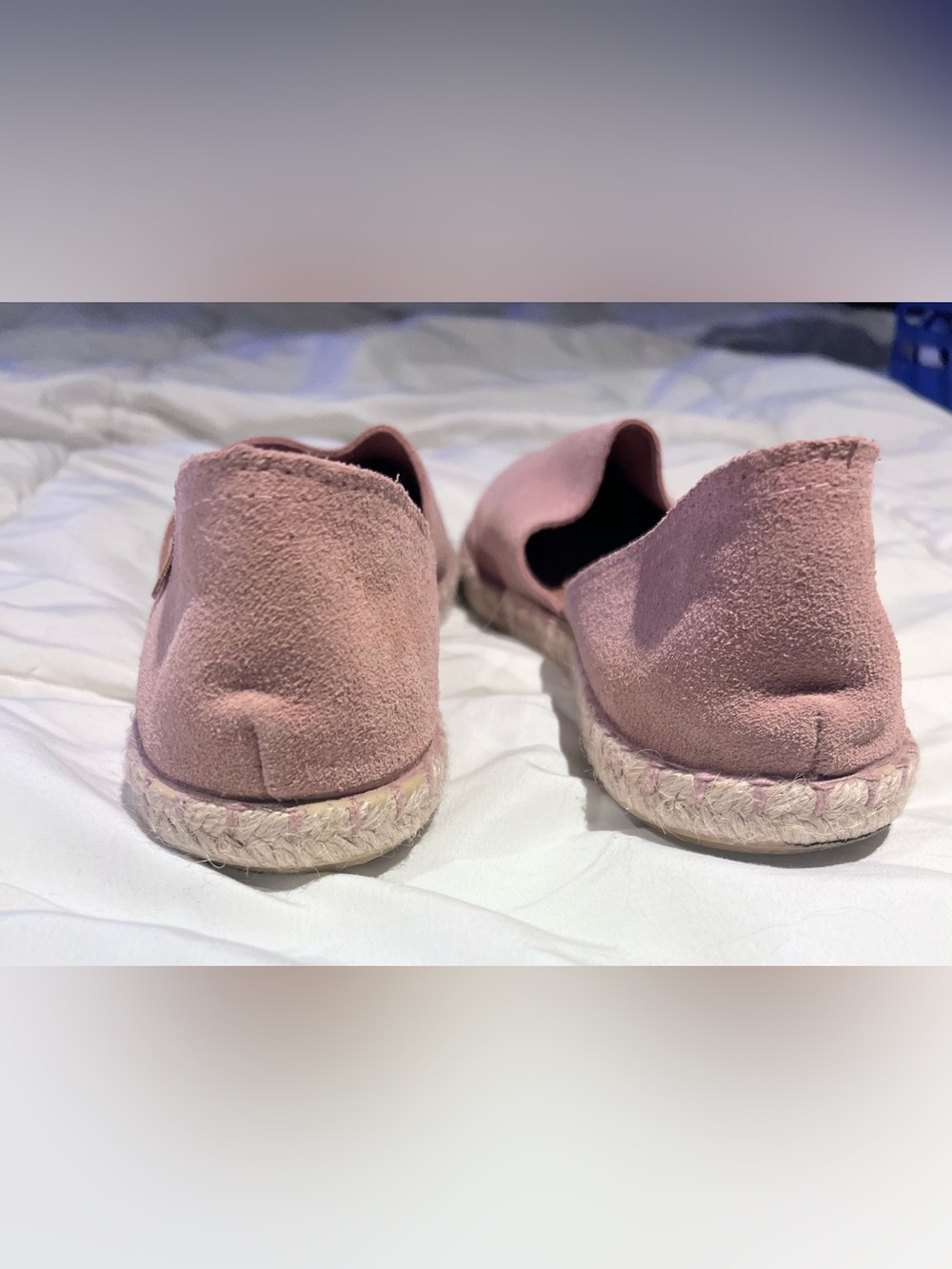 Verbenas Women’s Pink Suede Espadrille Slip-Ons Size 41 (US 10). - Picture 3 of 8